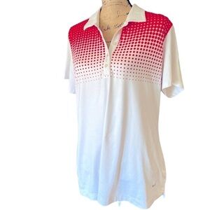 NIKE GOLF POLO Shirt with Collar Size X-LARGE Short Sleeve Polo Top Like…